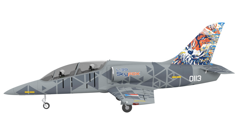 L-39 Skyfox 1088mm Gris PNP Kavan  Jet